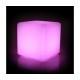 Pouf cube lumineux