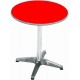 Table ronde Round rouge