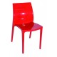Chaise rouge Plast