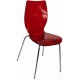 Chaise rouge Diaphanum 